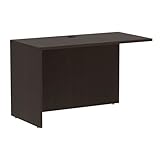 Alera ALEVA354824ES Valencia Series 47.25 in. x 23.63 in. x 29.5 in. Reversible Return/Bridge Shell - Espresso