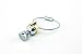 Tommy Hilfiger Llavero reina, metal fundido, cromado brillante, con corona dorada