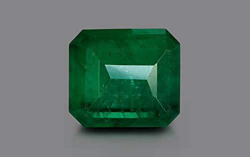 Sirdaksh 12.35 Carat Zambian-Emerald Natural A1 Quality Lab/Certified Panna Green Loose Gemstone #TOP2