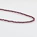 Natural Red Garnet Choker Necklace for Women, Birthstone, Natural Gemstone Micro Beads, Dainty Handmade Stone Jewelry, Chakra Energy Healing Crystals, Silver Plated Chain 18 inch (Red Garnet)