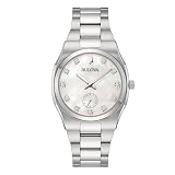 Bulova Unisex Analogico Quarzo Orologio con Bracciale 96P242 Bracciale, Bracciale