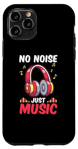 Hülle für iPhone 11 Pro Silent Disco Kopfhörer Kein Lärm Nur Musik