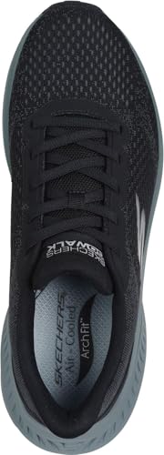 Skechers - Mens Go Walk Max Cushioning Arch Fit - Jonah Slip On Shoes, Color Black/Green, Size: 12 M US2