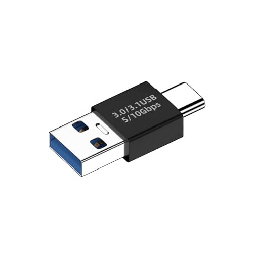 DIIOOMIEEU Portability USB C Male to USB3.1 Male Adapters 10Gbps Data Transfer 60WQC 15W Power Supply