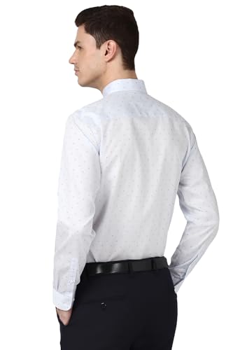 Image of Peter England Men's Cotton Print Slim Fit Shirt