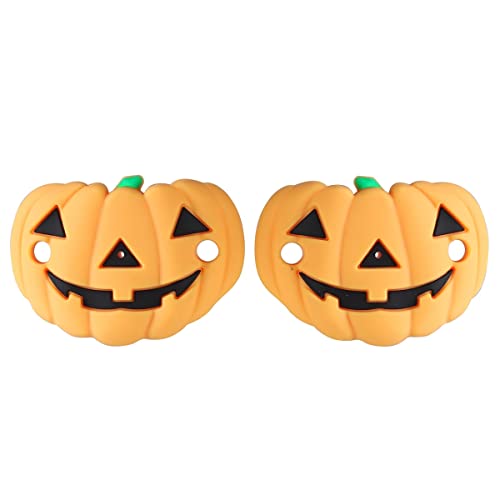 Binaryabc Halloween Pumpkin Baby Pacifier,Halloween Silicone Baby Nipple,Halloween Party Favors Gifts,2Pcs #TOP14