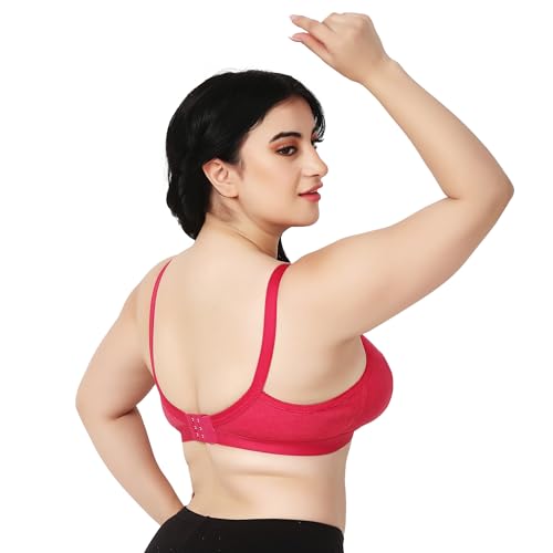 Image of Cotton Minimizer Full Coverage Bra for Heavy Bust Seamless Non Padded