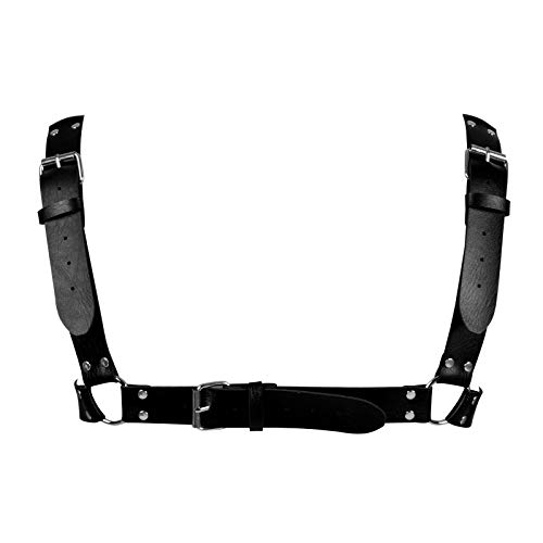 Men's Leather Body Harness Punk Chest Strap Harness Belt Adjustable Gothic Carnival Dance Costume Accessories3