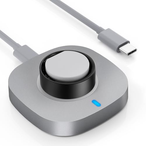 Hexasider Charger Compatible with Ultrahuman Ring Charging Dock with USB-C Cable for Ultrahuman Ring Air Size 8 (Not Compatible with Ultrahuman Ring Pro)
