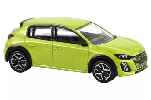 Norev 1/64 Peugeot 208 GT 2024 Jaune réplique automobile miniature moulée sous pression