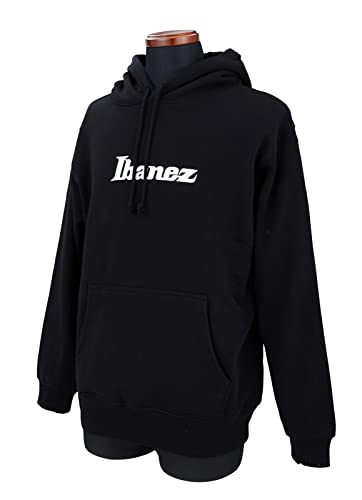 Sweat à capuche Ibanez noir en coton pour musicien - 5