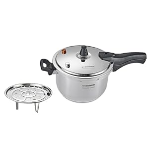 Pressure Cooker | Induction Safe Stainless Steel | 70% Faster Cooking, 90% Nutrient Lock | Dishwasher Safe (7 Litre)