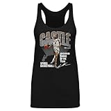 500 LEVEL Stephon Castle San Antonio Spurs 2025 Rookie of The Year Women's Tank Top (Tri Black, Medium)