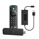 Amazon Fire TV Stick 4K Plus, mit Unterstützung für Wi-Fi 6 sowie Streaming in Dolby Vision/Atmos und HDR10+ und Mission USB Stromkabel - Ladekabel - Power Kabel