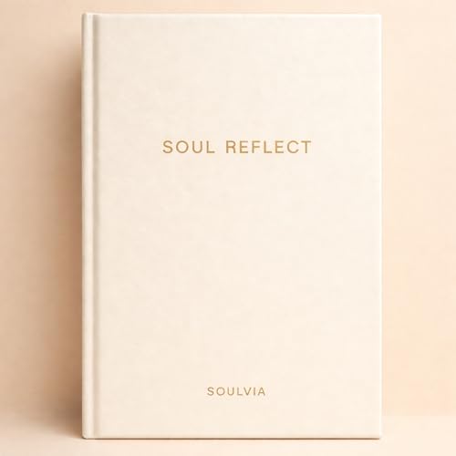 SOULVIA Soul Reflect Journal - Guided Daily Journal with 180 Undated Prompts for Gratitude, Healing, Growth, Self Love & Discovery, Mindfulness - self Care Routine & Mental Health Gift for Women and Men