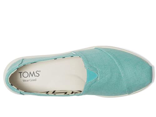 Image of TOMS Women's Alpargata Plus Slip On Espadrille, Textile Upper, Relaxed Fit, CloudBound Insole, Stretchy Easy On and Off
