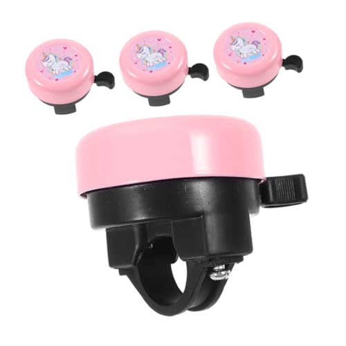 TOYANDONA 4pcs Cartoon Bicycle Bell for Loud Clear Sound Easy Installation Handlebars Fun Bike Accessories for Boys Cycling Bell for Safe Riding