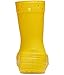Crocs Classic Rain Boots for Women - Round Toe Silhouette with Chunky Platform, Warm and Elegant Boots Sunflower Men's 2, Women's 4 Medium
