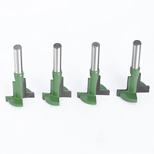 XEGZLH 8mm End Mill Bits Blue Molding Wood Milling Cutter Slot Cutter Router Bit 4 Pack Engraving Router Bits Milling Cutter