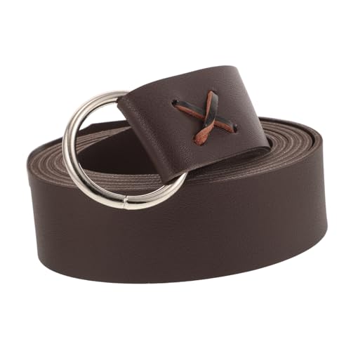 Medieval Pu Viking Belt for Men and Women Handmade Costume Accessory Arming Belt for Renaissance Reenactment and Halloween Cosplay