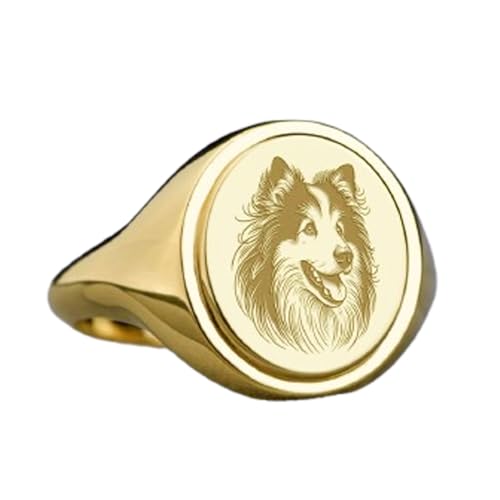 Bague Berger islandais en argent plaqué or pour un style quotidien chic