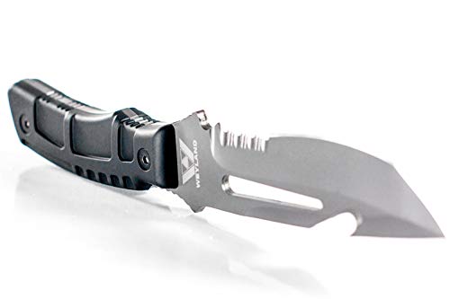 WEYLAND Fixed Blade Outdoor Survival Knife with Sheath, Full Tang Tactical Military Knife for Hunting, Camping, Hiking and Outdoor Bushcraft Work - Thumbnail 2