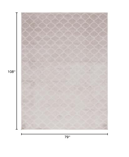 Tapete decorativo rectangular Beige 274x201 cm SAFAVIEH miniatura 2