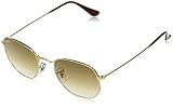 Sin Polarizar Ray-Ban Gafas de Sol HEXAGONAL RB 3548 Gold/Light Brown Shaded 54/21/145 unisex