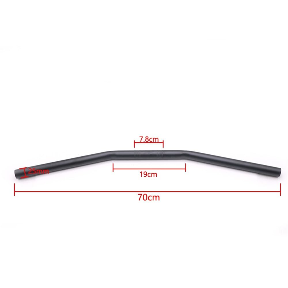 Compatibile con barre curve vintage da 25 mm e 1 pollice | Due diametri di tubo con struttura tubolare curva classica(Silver)