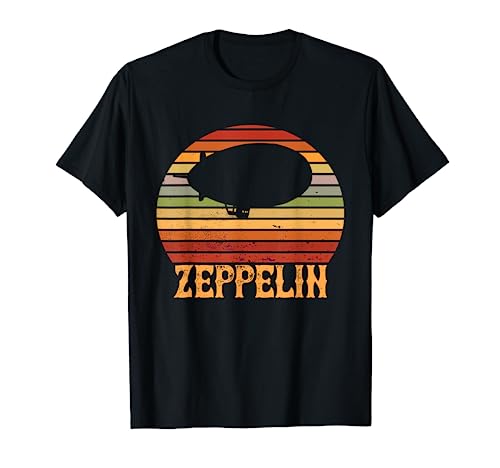 dirigible Zeppelin Airship Vintage Zepelin Retro Camiseta