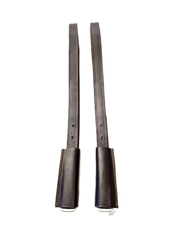 PS Pferdeartikel Paar Englische Steigbügelriemen mit 2,5 cm Breite Farbe Braun 140 cm Länge