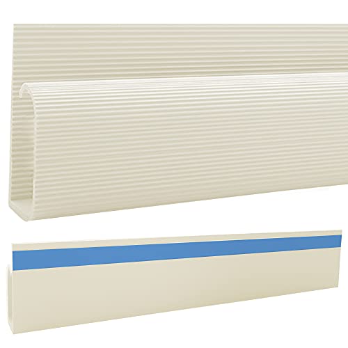 Electriduct Large J Channel Cable Raceway Self Adhesive Desk Cord Organizer and Wire Manager for Computer, Gaming and Entertainment Centers - Beige - 48" (4 Feet)