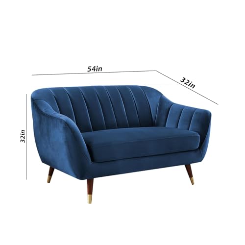 Image of Atticus 3+2 Seater Sofa Set for Living Room (Blue Colour) Premium Fabric Sofa