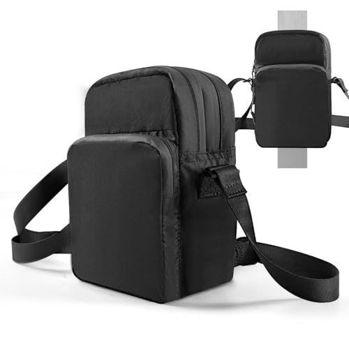 MBYLOEBA Magnetic Gym Bag Magnetic Golf Pouch Small Gym Bag for Men Gym Accessories for Men Large Capacity with Secure Magnets Gym Workout Travel Bag Black