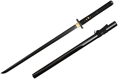 Onikiri F-587 1045 Black Damascus Steel Handmade Katana Sword