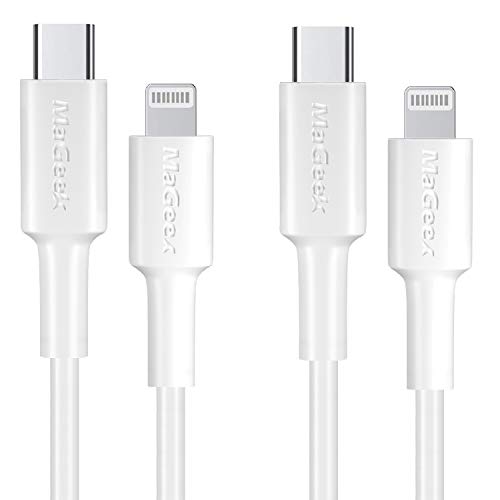 USB C to Lightning Cables 10ft, 2-Pack [Apple MFi Certified] 10 Feet Super Long iPhone PD Fast Charger Compatible with iPhone 14 Pro Max/13/12/11/X/XS/8, iPad Air/Air Pods, Supports Power Delivery by MaGeek - Used condition - Image 2