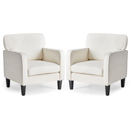 DUMOS Modern Accent Chairs for Living Room Set of 2,