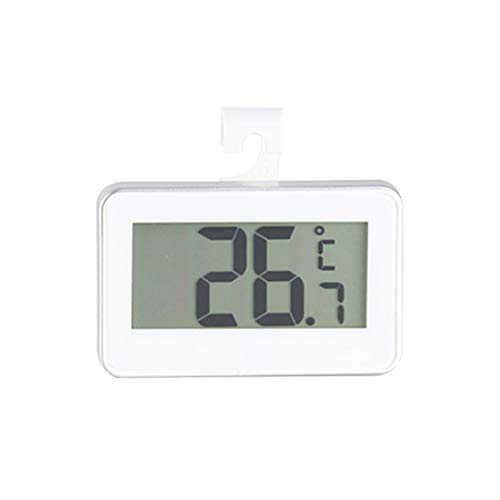 Digitales Kühlschrankthermometer Digitales Gefrierthermometer LCD-Display Wasserdichtes Gefrierthermometer mit Haken zum einfachen Ablesen