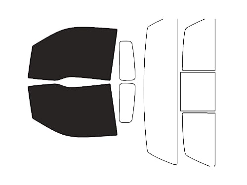 Kit de película para vidros dianteiros Rvinyl para Ford F-150 2009–2014, 2 portas, tonalidade 20%