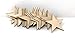 Gocutouts 3" Wooden Star Cutouts Package of 25 Unfinished Baltic Birch Unfinished Star Shapes (3" Package of 25)