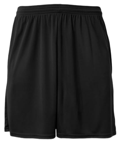 A4 Youth Cooling Short with Pockets - Black - M