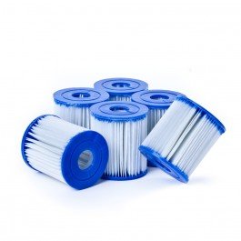 6-er Pack Filterkartuschen Typ I 8,0 cm x 9,0 cm