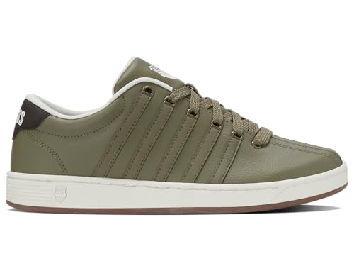 K-Swiss Men's Court Pro II CMF Sneaker, Burnt Olive/Light Gr