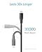 Anker Powerline+ II Lightning Cable (1ft), MFi Certified for Flawless Compatibility with iPhone 11 / XS/XS Max/XR/X / 8/8 Plus / 7/7 Plus / 6/6 Plus / 5 / 5S and More(Black)