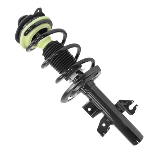 Image of Detroit Axle - 2.4L Front Struts Rear Shocks for 2015 2016 2017 Chrylser 200, 2 Complete Struts Coil Spring Assembly 2 Shock Absorbers Assembly Replacement