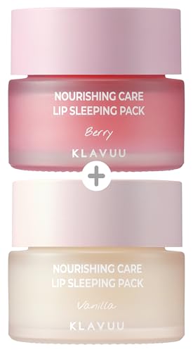 Klavuu Lip Mask Set (2PCS) – Overnight Deep Hydrating Korean Lip ...