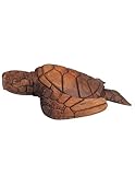  Artisanal Grande Statue Tortue de mer 30cm en Bois Exotique sculpté Main