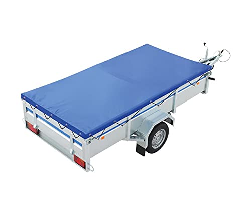 Preisvergleich Produktbild Pro Plus Anhänger Flachplane Blau mit Gummigurt 2075 x 1140 x 50 mm für Anhänger