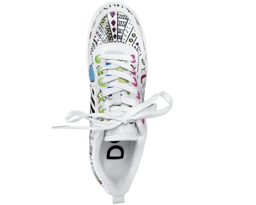 Baskets basses Desigual Fancy lettering - vue 7