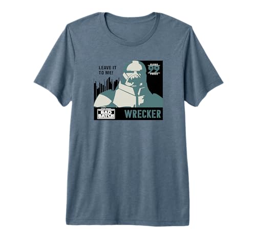 T-shirt Star Wars The Bad Batch Stormtrooper Clone Force Wrecker Premium pour fan de la saga